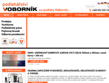 Tablet Screenshot of podlaharstvi-vobornik.cz